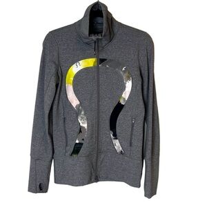 LULULEMON In Stride Jacket Watercolor Citron